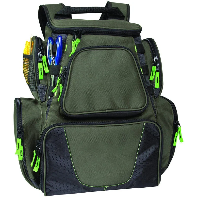 Multi-Fach Fachangelgerät Aufbewahrung Rucksack Karnz