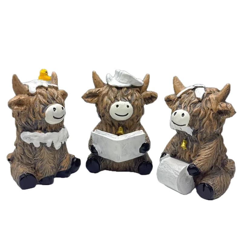 Dekorative Ferkel Figur Karnz