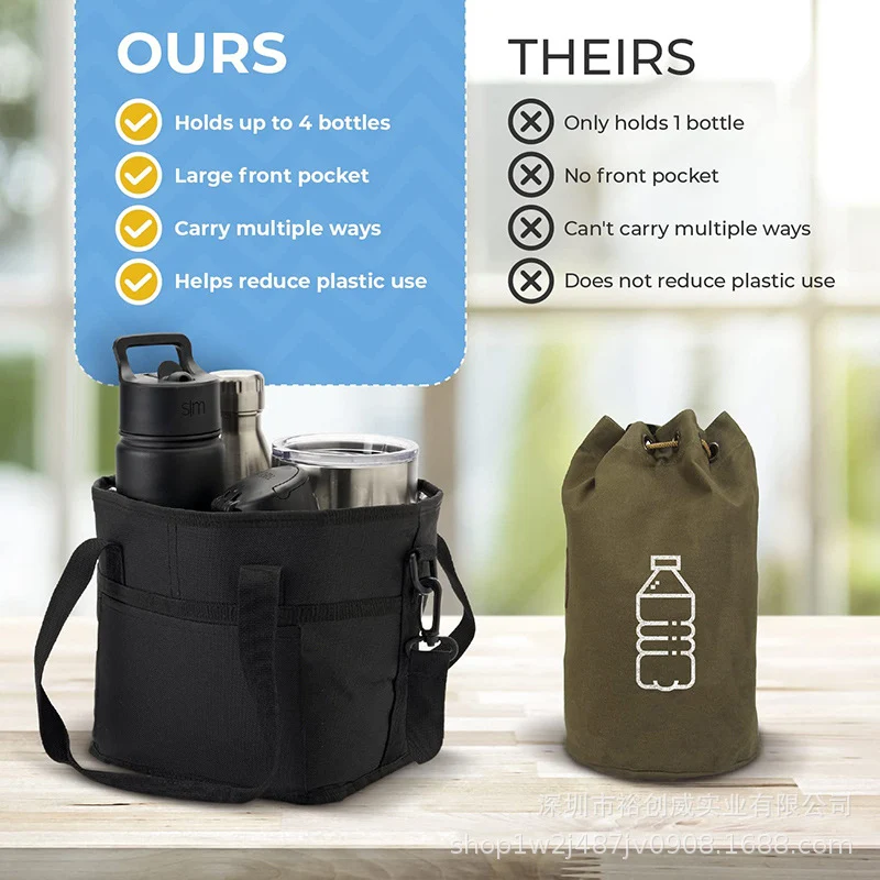 Isolierte Lebensmittel-Liefer-Organizer Tasche Karnz
