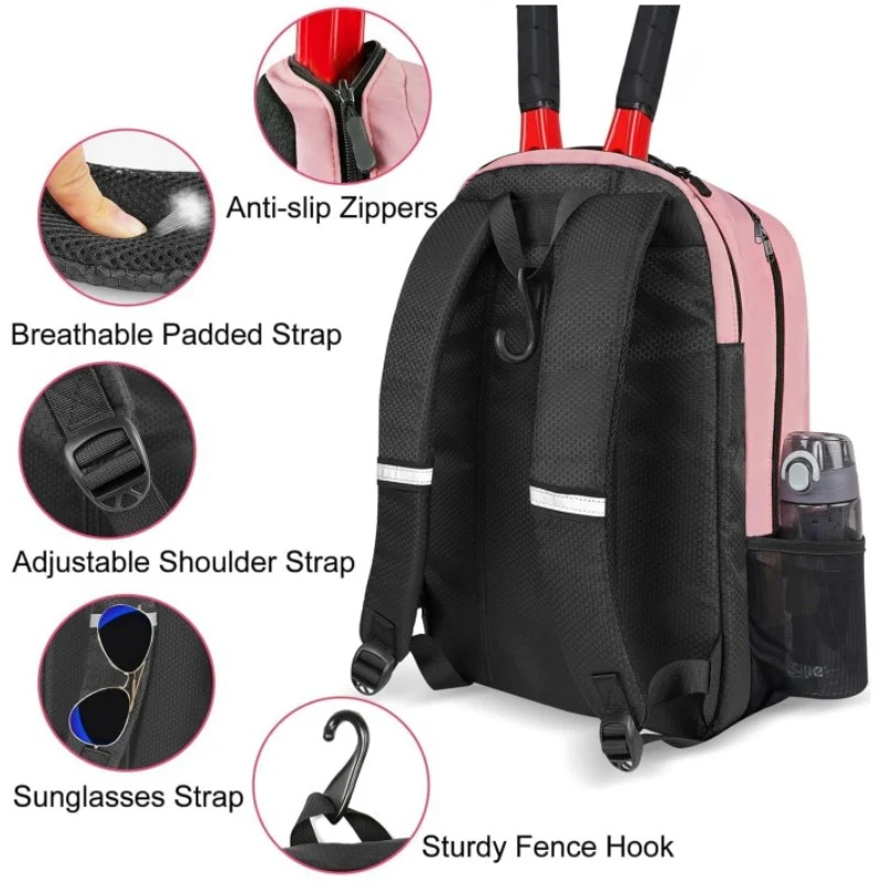 Sportliche Tennisracket-Rucksack Karnz