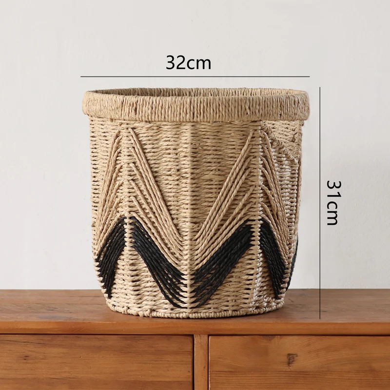 Henkeltasche aus geflochtenem Naturmaterial Karnz