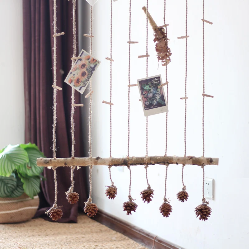 Dekorative Wandbehang mit Naturmotiven Karnz