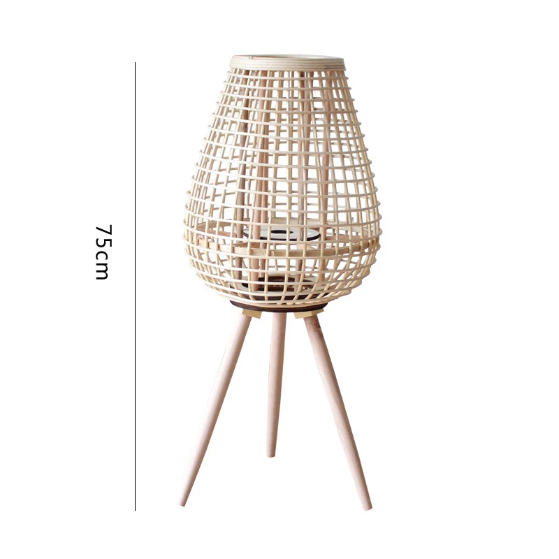 Dekorative Rattan-Laterne Karnz