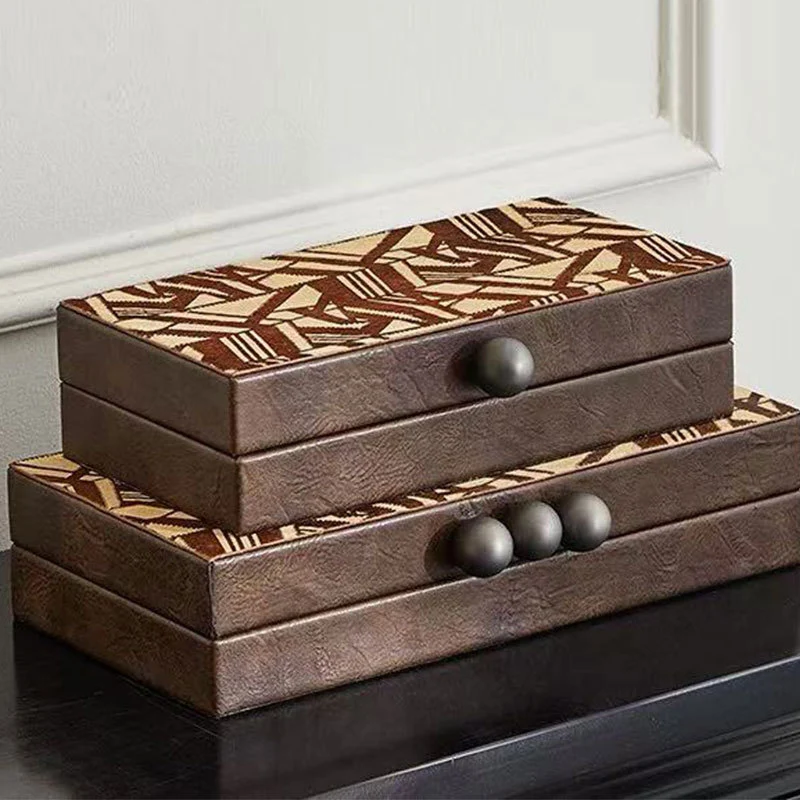 Elegante dekorative Aufbewahrungsboxenset