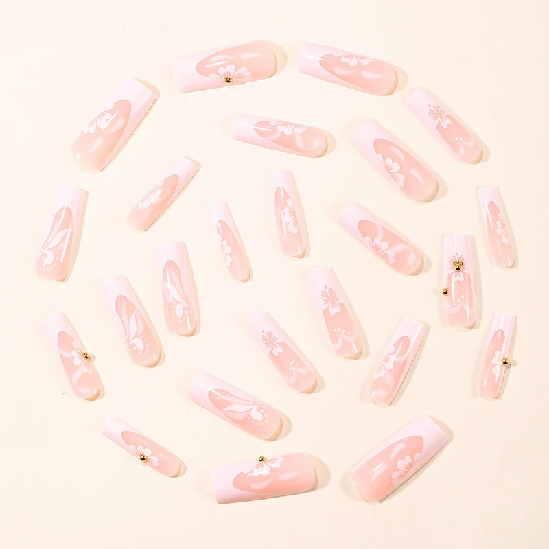 Elegante Blumen 3D Nagelkunstverlängerungen Karnz 1789713260