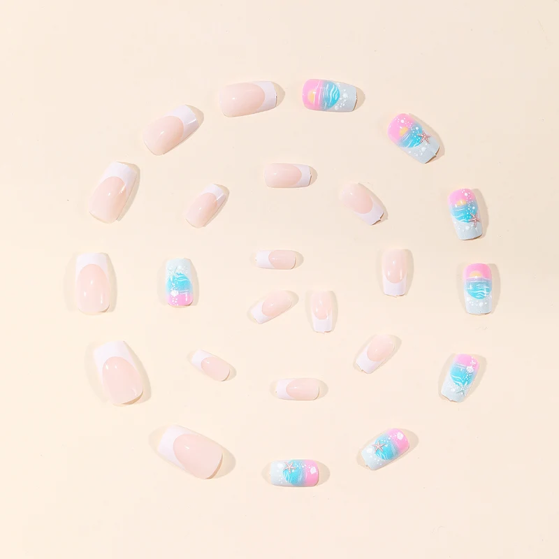 Küsteninspiriertes Nail Art Set Karnz