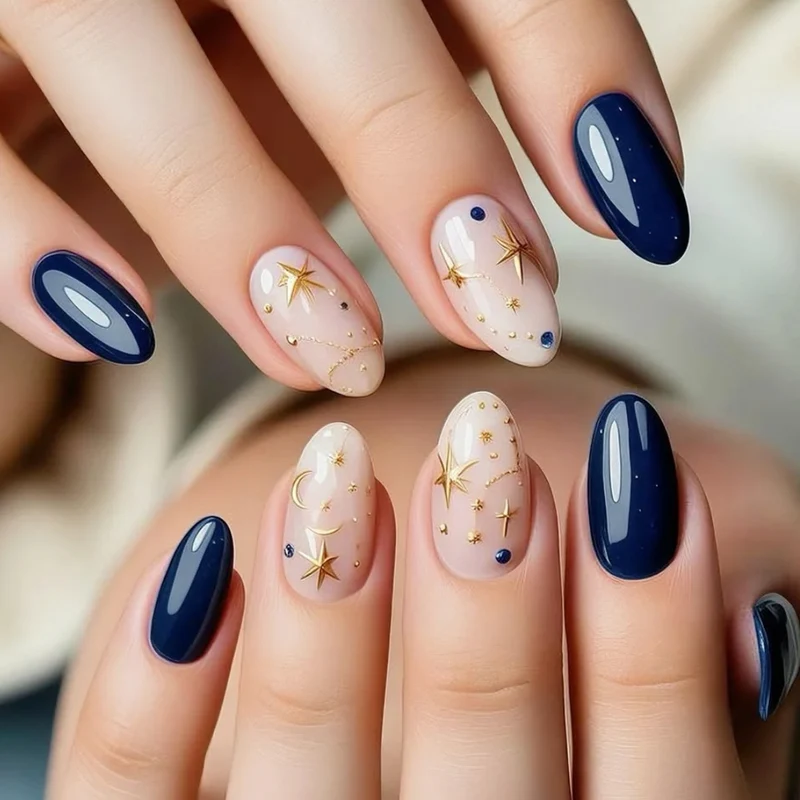 Himmlisches Nagelkunstdesign Karnz