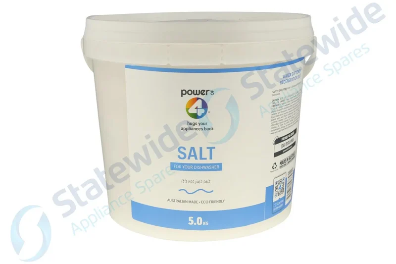 Power Of 4 Dishwasher SOFTENER SALT (REMOVES LIME From HARD Water) (5KG)