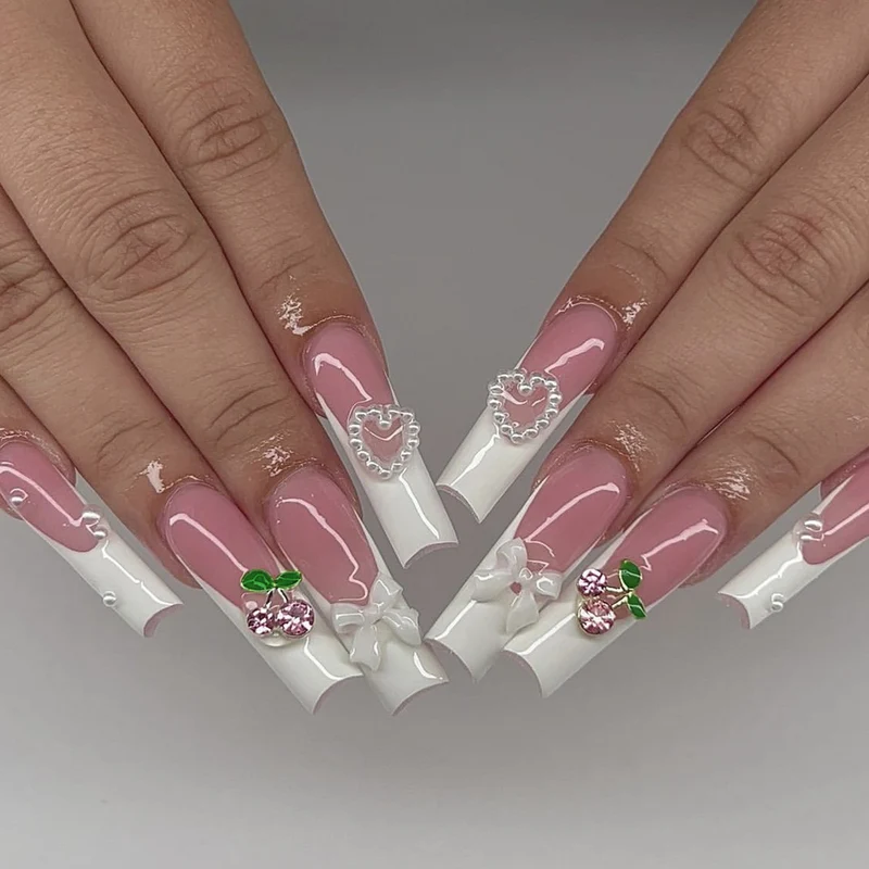 Künstlerische 3D Dekorative Nagelkunst Verlängerungen Karnz