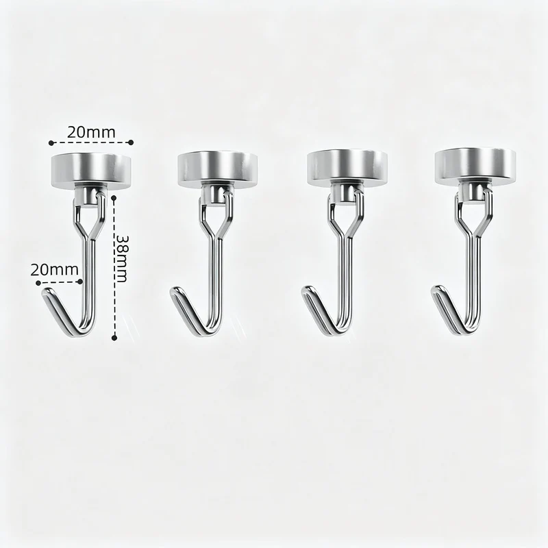 Edelstahl-Magnethaken, magnetisch