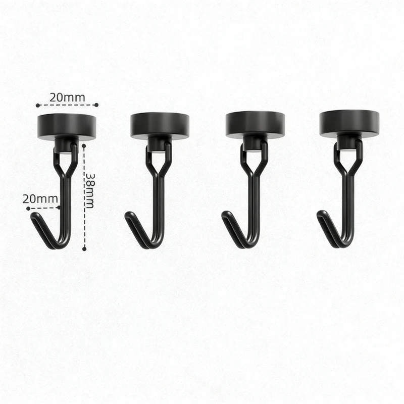 Edelstahl-Magnethaken, magnetisch