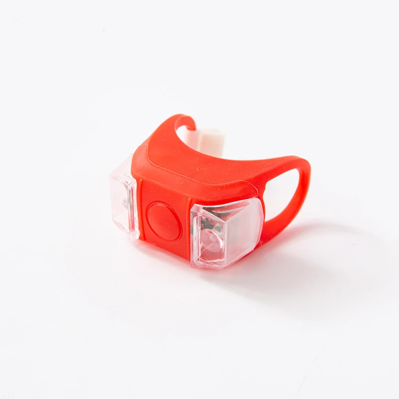 Silikon-Froschleuchte mit Doppel-LED für Fahrräder