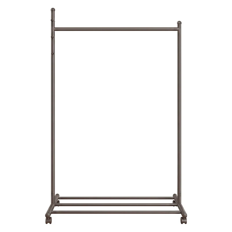 Standgarderobe aus Metall, mobil, Modell BZ01B