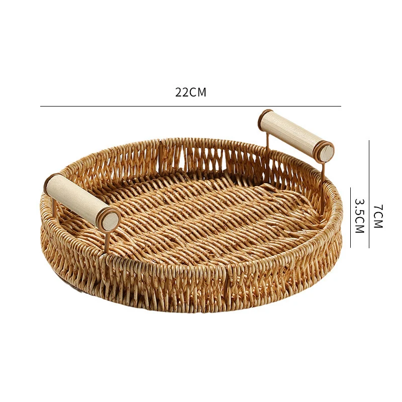 Dekorativer Rattan Servier Karnz