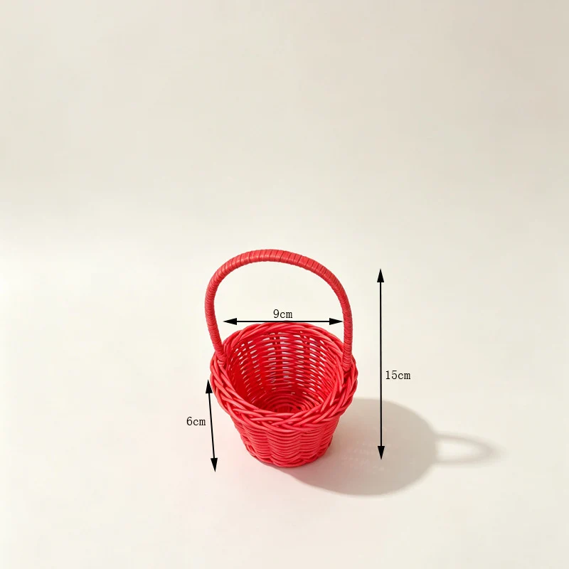 Dekorative Miniatur Geflochtene Korb Karnz
