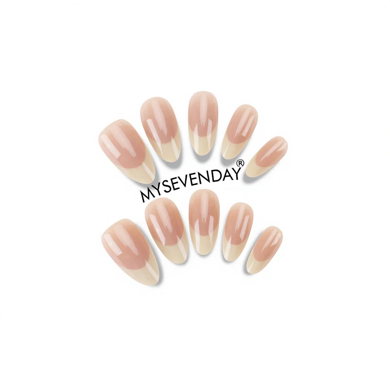 Elegantes Stiletto Press-On-Nagelset mit Kristallakzenten Karnz