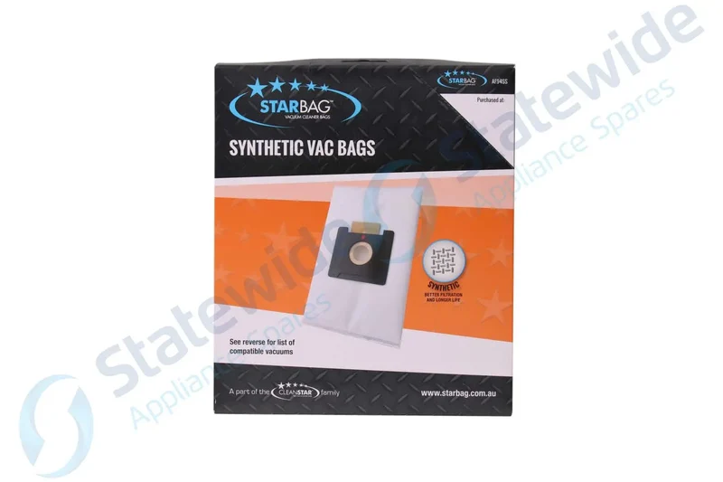 STARBAG WERTHEIM W9000 SYNTHETIC Vacuum BAGS (5 Pack)-NON Genuine