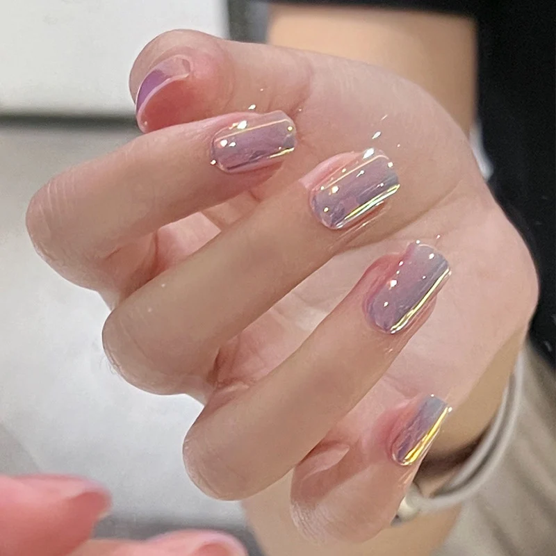 Premium mit Strass verzierten Press-On Nägel Karnz