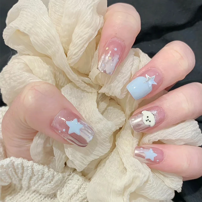 Iridescente Press-On Nagelset Karnz