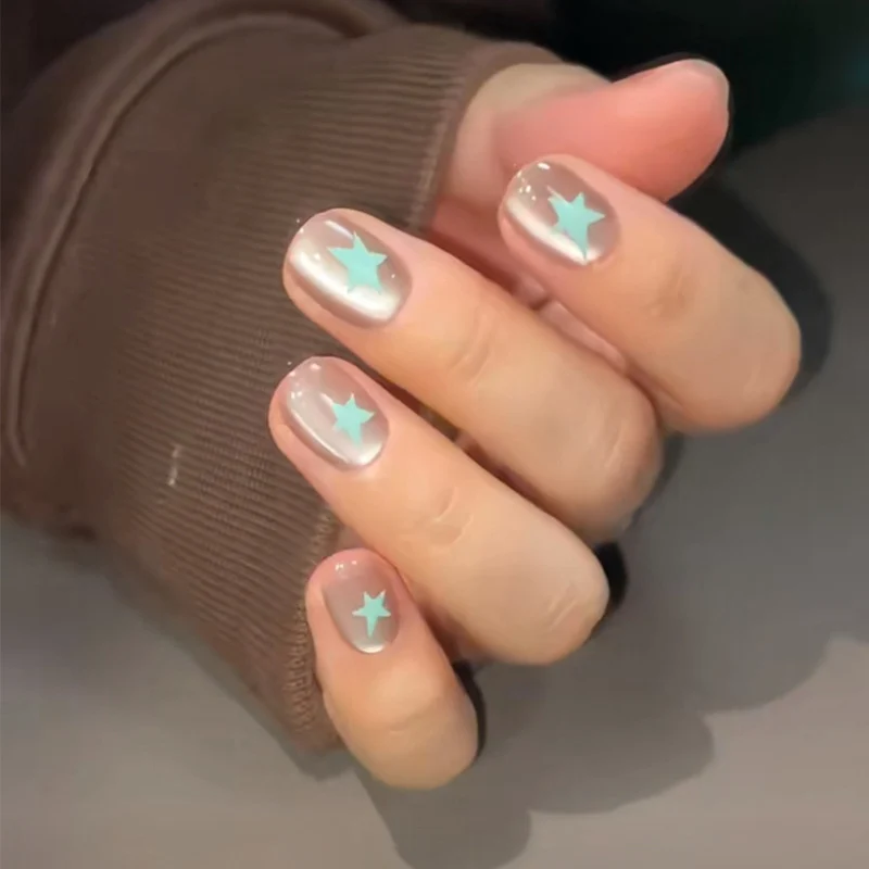Iridescente Press-On Nagelset Karnz