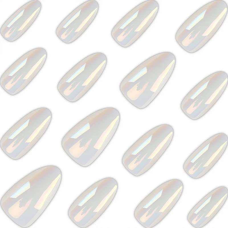 Glänzende Stiletto Press-On Nageltipps Karnz