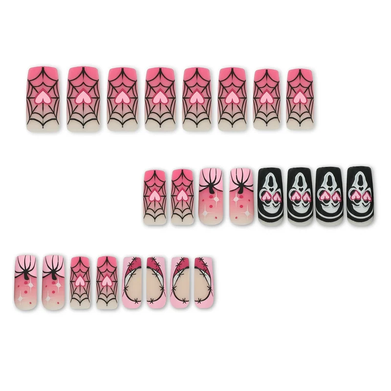 Kunstvolle Nagelkunst mit Halloween-Motiv Karnz