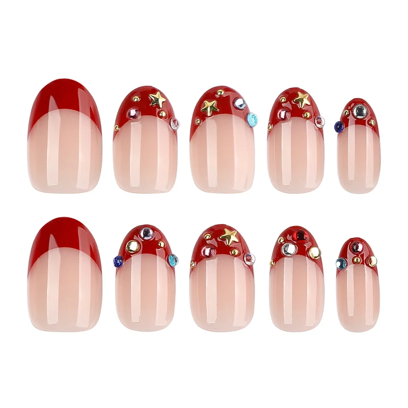 Kunstvolle Nagelkunst mit Glitzer-Design Karnz