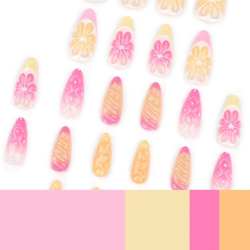 Kunstvolle Nagelkunst mit fruchtigen Designs Karnz