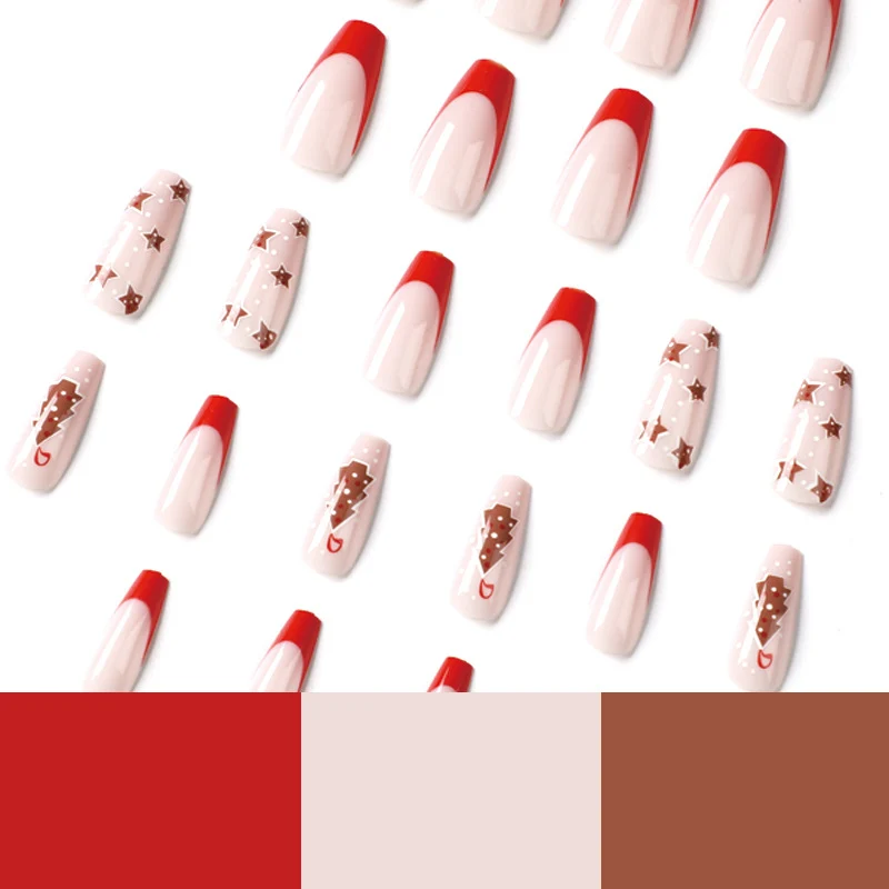 Kunstvolle Nagelkunst mit festlichem Weihnachtsdesign Karnz