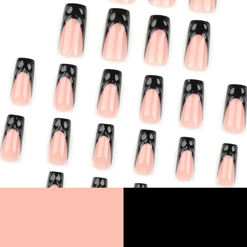 Kunstvolle Gel-Nägel mit modernen Farbverläufen und eleganten Spitzen Karnz