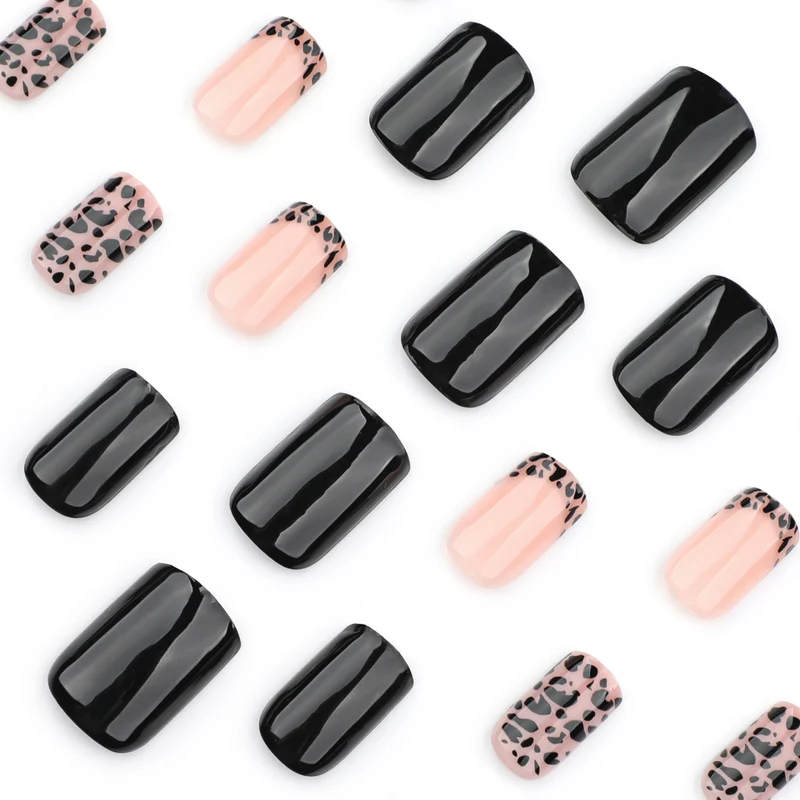 Kunstvolle Gel-Nägel im Leoparden-Design Karnz