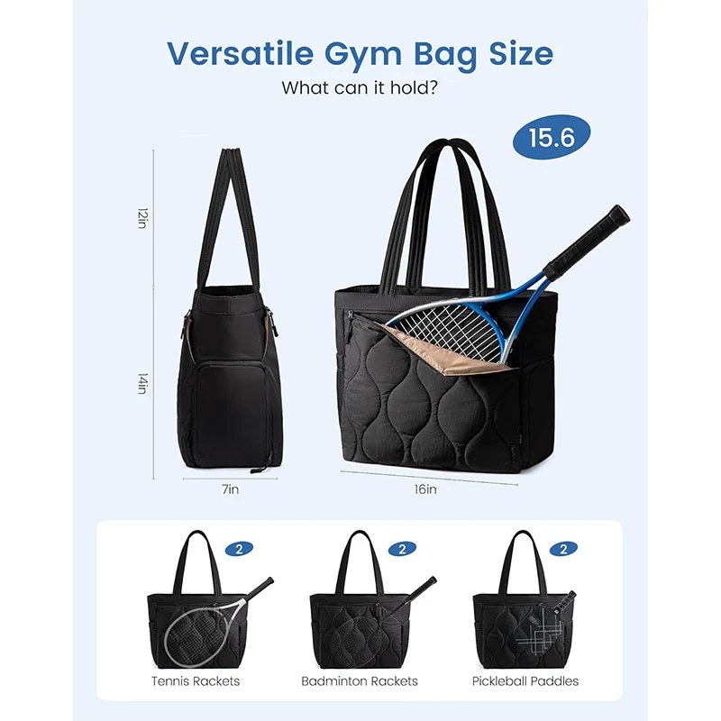 Geräumige Tennis-Tote-Bag Karnz