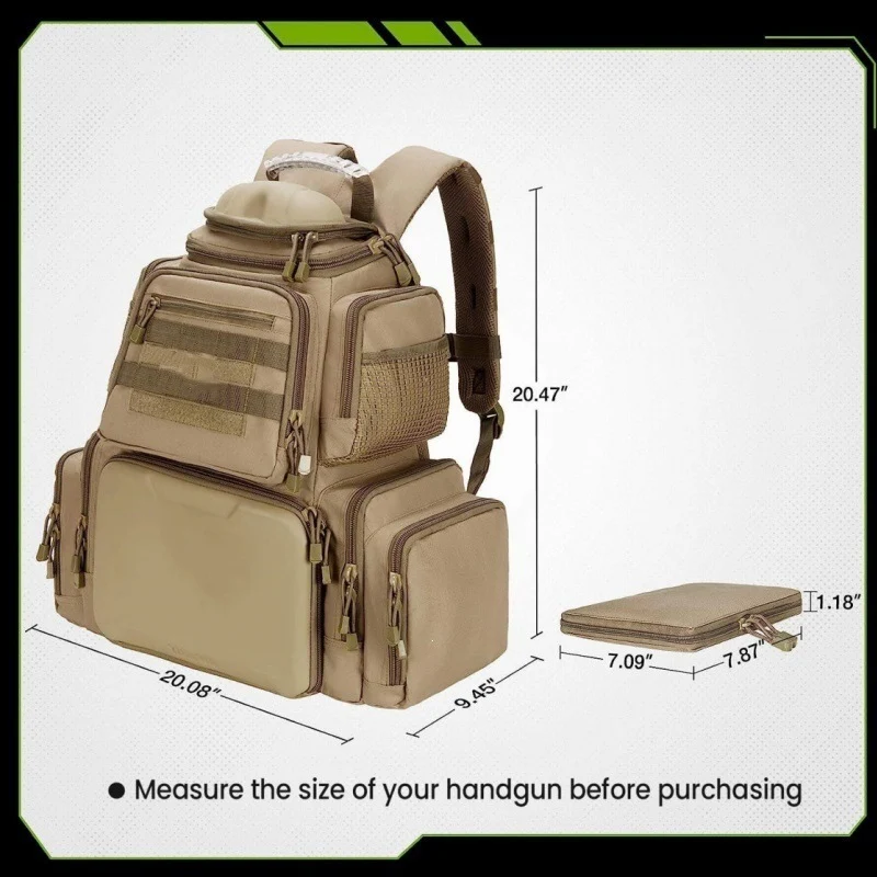 Taktischer Multi-Taschen Cargo-Rucksack Karnz