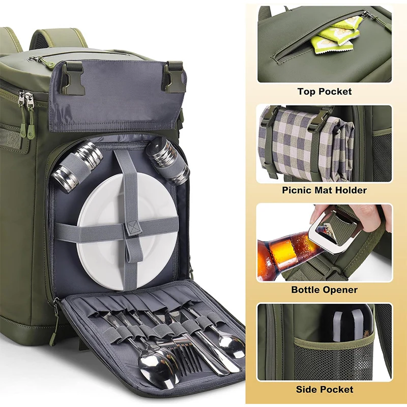 Multifunktionaler isolierter Kühlrucksack Karnz