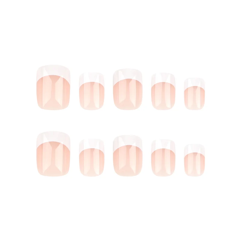 Kunstvolle French-Tip Nägel Karnz