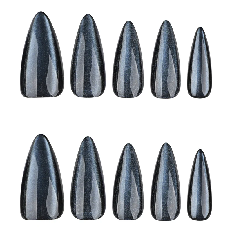 Künstliche Nagelverlängerungen mit eleganten Ombre-Effekten Karnz