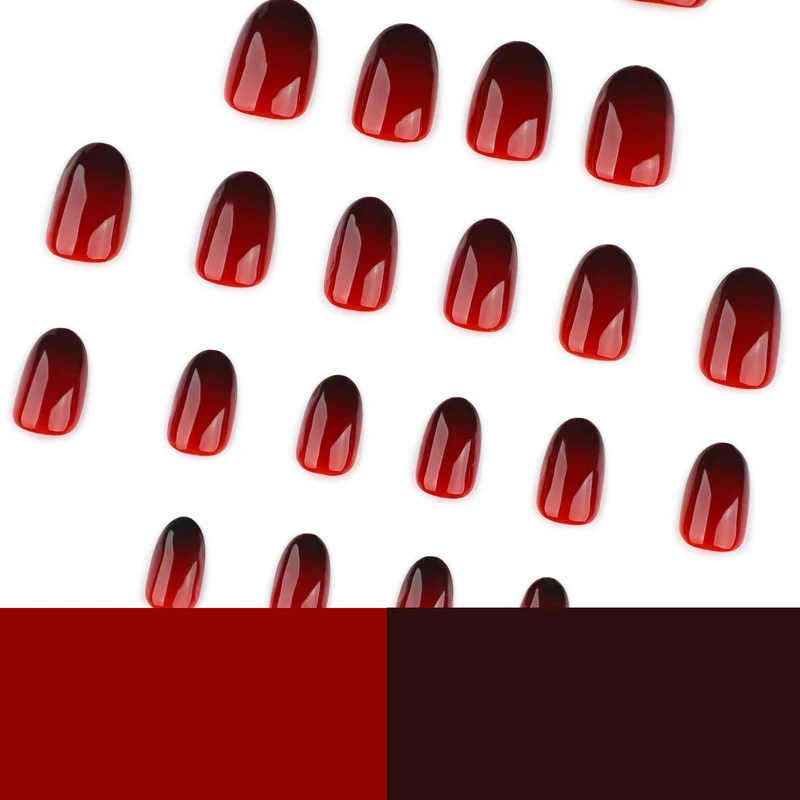 Künstliche Nagelkunst mit elegantem Ombre-Effekt Karnz