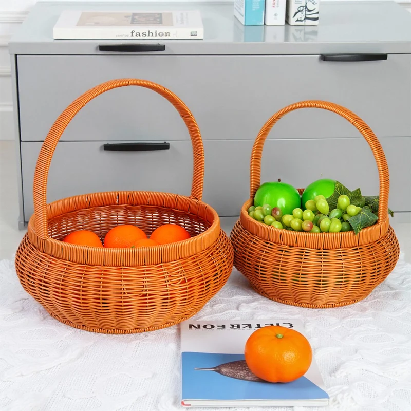 Handgefertigter geflochtener Picknickkorb Karnz