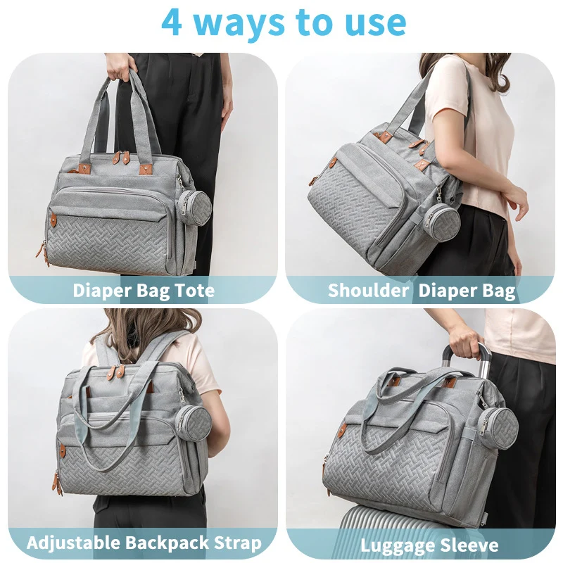 Stylische Multifunktionale Wickeltasche Karnz