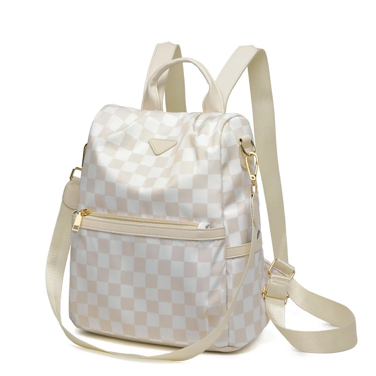 Stylische kariert Rucksack Karnz
