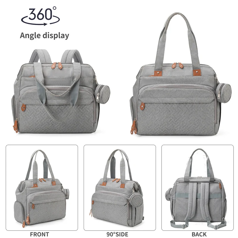 Multifunktionales Wickelrucksack-Set Karnz