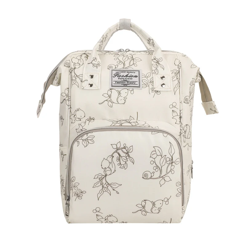 Blumenmuster Multi-Funktions-Wickelrucksack Karnz