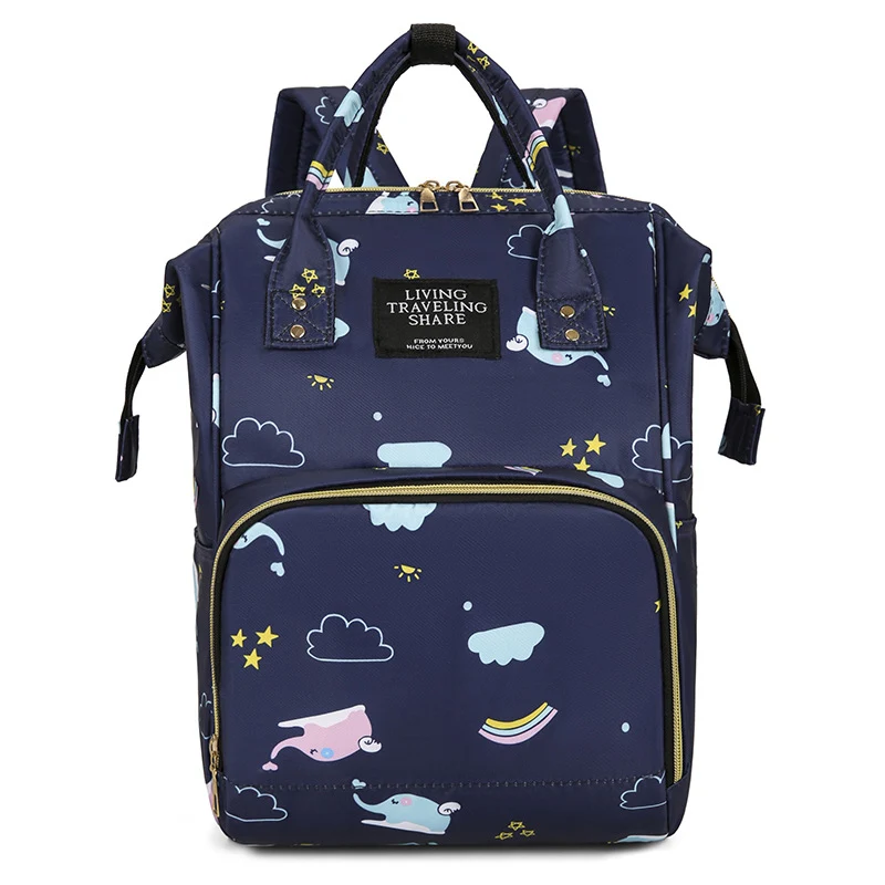Verspielt bedruckter multifunktionaler Baby-Rucksack Karnz