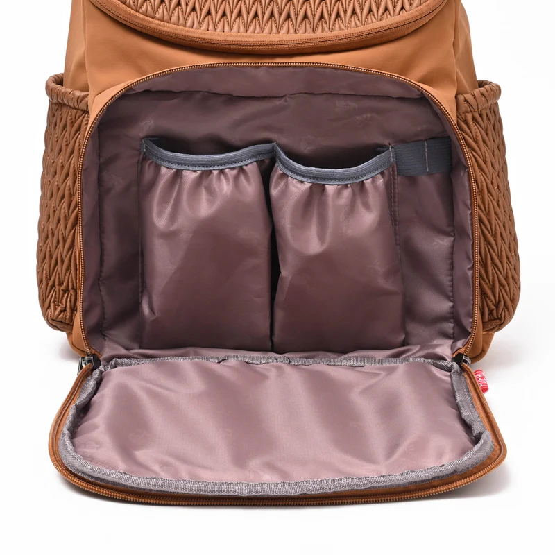 Texturierten Mehrfach-Taschen Rucksack Karnz