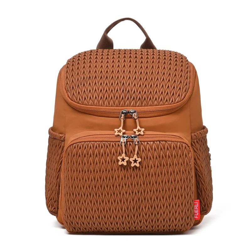 Texturierten Mehrfach-Taschen Rucksack Karnz