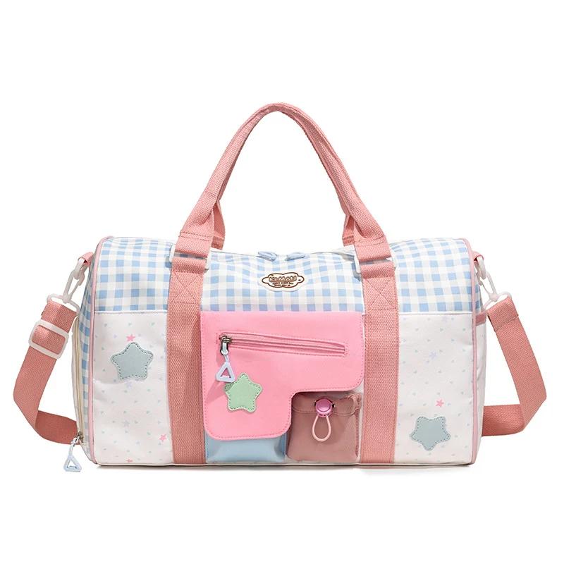Verspielt gemusterte Tragetasche Duffle Bag Karnz