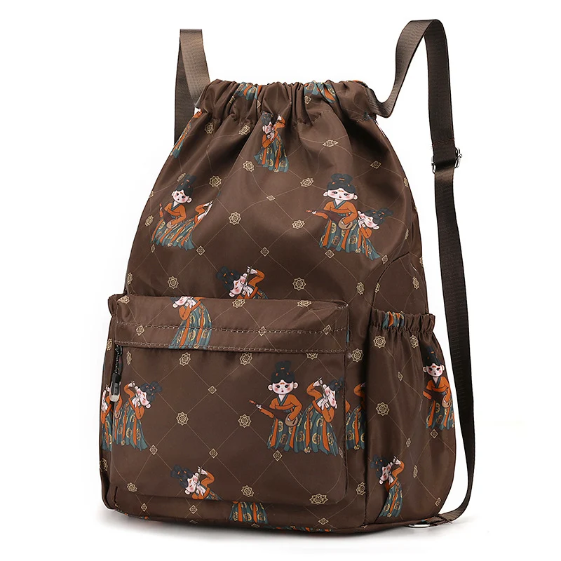 Fun Cartoon Print Drawstring Rucksack Karnz