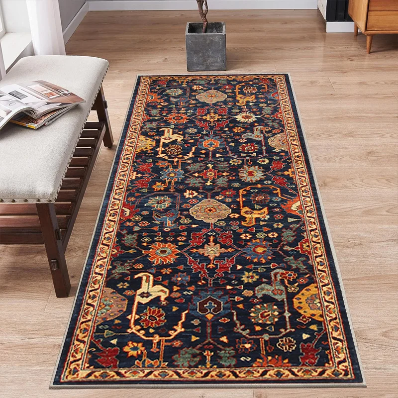 Vintage-inspirierter geometrischer Teppich