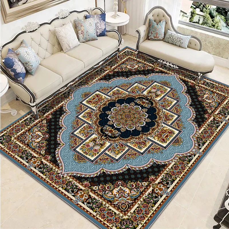 Vintage-inspirierter floraler Teppich