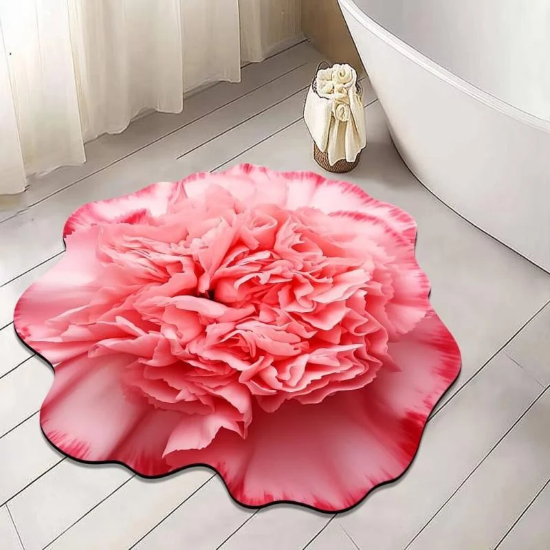 Blumenförmige Badematte